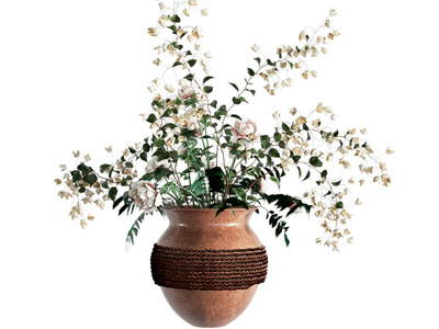 复古中古花艺 中古风花瓶花艺