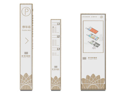 现代广告指示牌