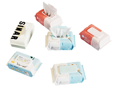 现代洗浴用品抽纸湿巾