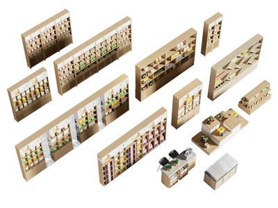 商展器材 展示柜 展架 展台 置物架 陈列架