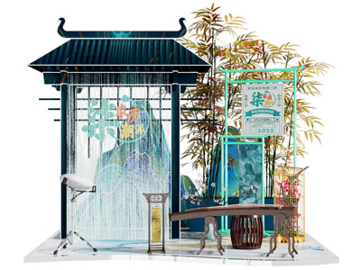 古风美陈DP打卡点