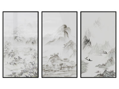 新中式国画 山水画 挂画