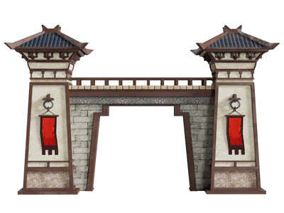中式大门