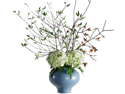 现代花瓶 花艺摆件 花艺盆栽 绿植花艺