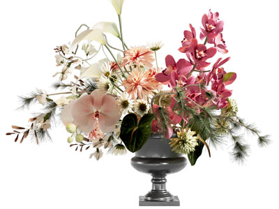 现代花艺摆件 鲜花花卉 艺术插花 餐桌摆件