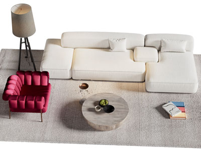 现代组合沙发