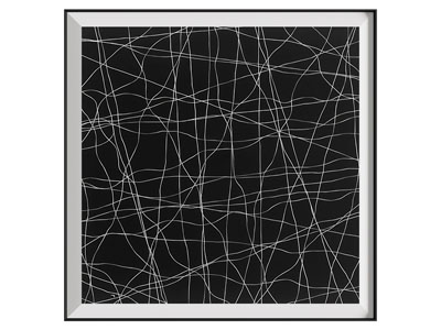 极简意式抽象挂画 黑白艺术挂画 肌理画 抽象画 线条感