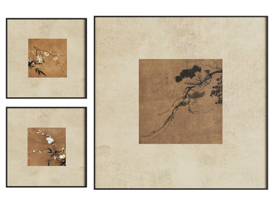 新中式中古组合画