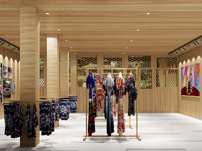 现代民族服装专卖店