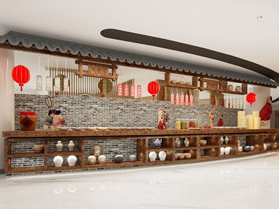 怀旧复古中餐厅