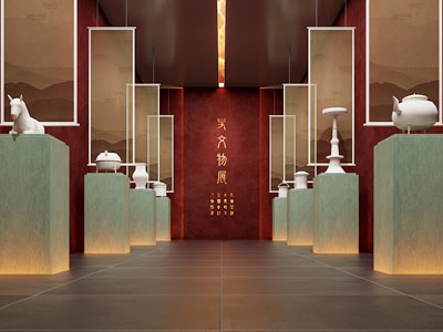 中式文物展厅