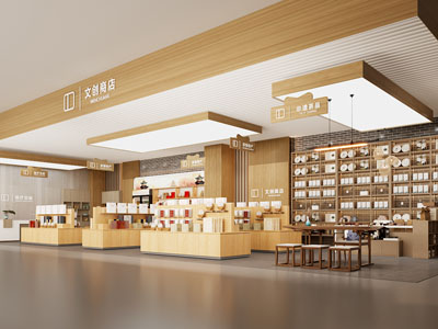 现代茶叶专卖店 商业空间
