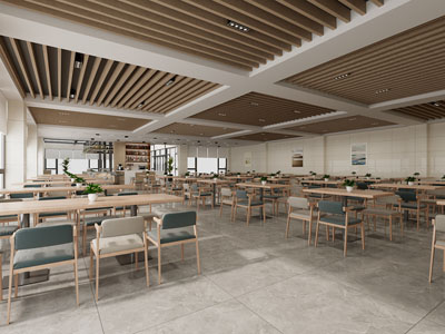 现代自助餐厅