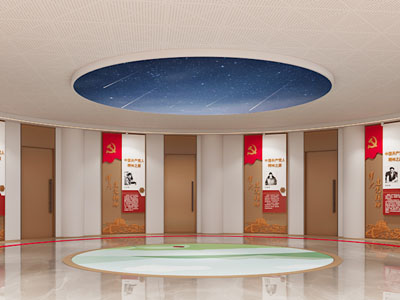 现代学校展厅展览