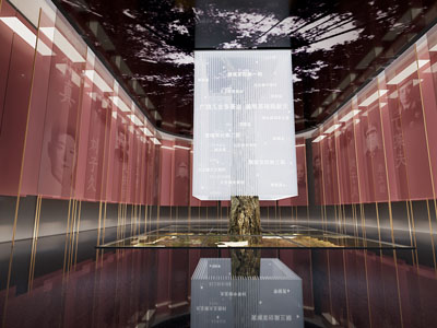 现代展厅展览前厅