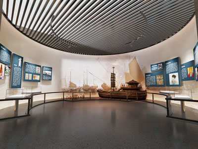 现代航海主题展厅展览
