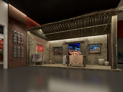 党建场景展厅展览