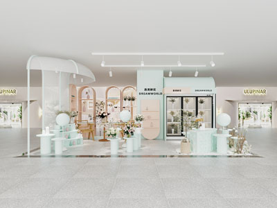 北欧花店 展柜