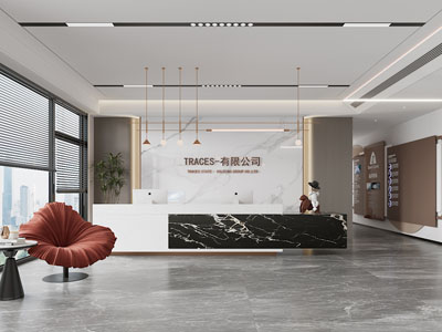 现代公司前台 接待