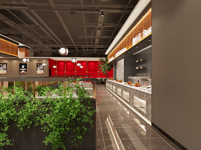 现代自助餐厅