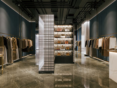 现代服装鞋店