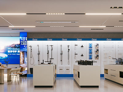 现代水龙头专卖店 展厅展览