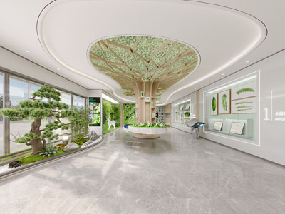 现代公共空间植物展厅展览