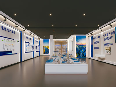 现代公共空间 新能源展厅 电池展厅 消防展厅