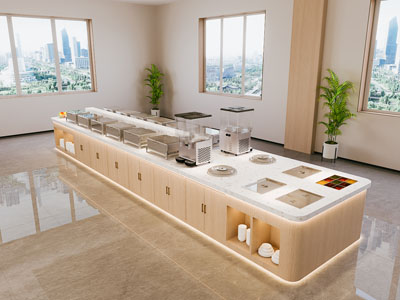 现代简约自助餐厅