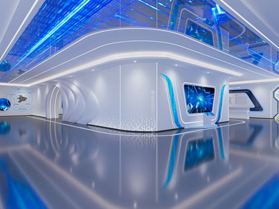 现代科技感展厅展览