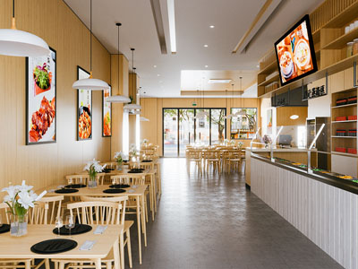 新中式自助餐厅