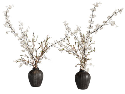 新中式花卉花体 陶瓷 室内花草 绿植摆件