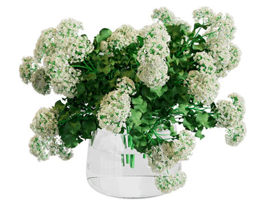 现代花瓶花卉