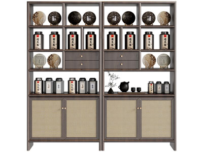 新中式中古茶柜