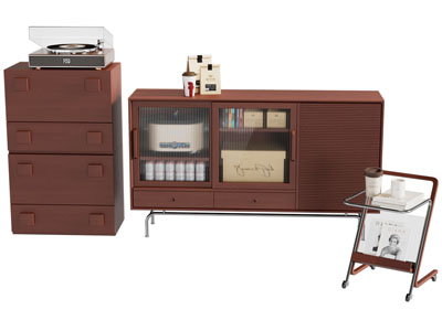 中古复古储物柜