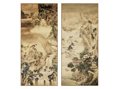 新中式山水装饰画