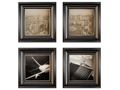 复古中古挂画 挂画组合 黑白挂画 画框 复古挂画