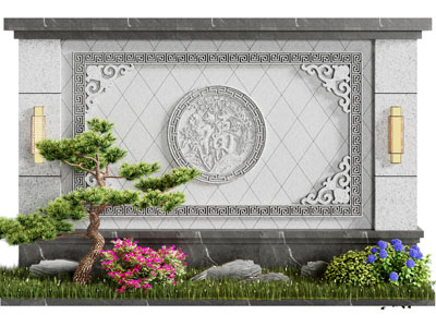 现代景观围墙