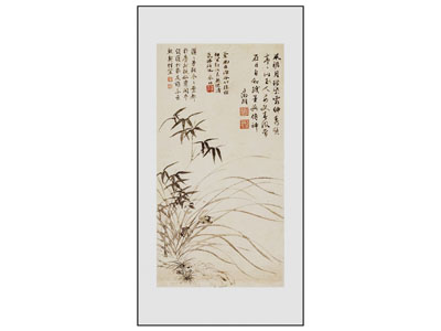 新中式装饰画 竹画 挂画