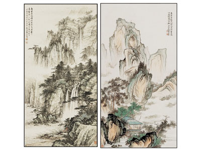 山水画 挂画 装饰画