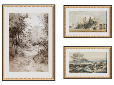 法式复古中古抽象欧式古典装饰画