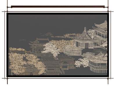 新中式抽象挂画