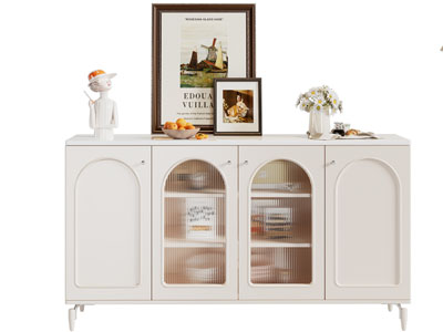 北欧奶油风餐边柜