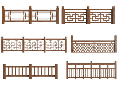 现代新中式栏杆