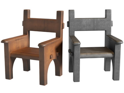 中古侘寂休闲椅