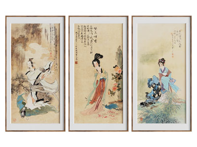 中式人物画水墨