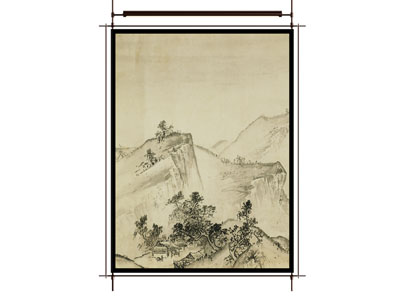 新中式挂画 抽象 黑白 字画