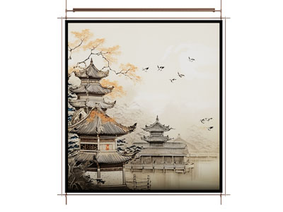 新中式挂画装饰画