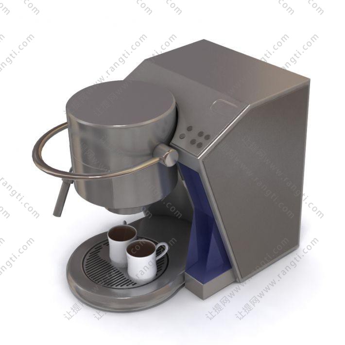 咖啡机、白色小咖啡杯