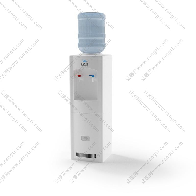 白色立式温热型饮水机